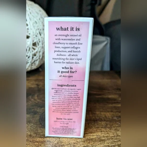 5/75$ Dallas & James Skincare Co. Watermelon Dream Overnight Retinol Oil - Picture 3 of 13